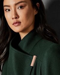 green ted baker coat