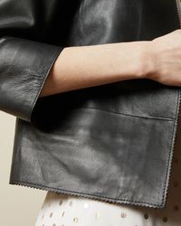 ted baker talia leather jacket