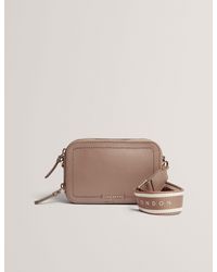 Ted Baker - Linzie Small Leather Webbing Crossbody Camera Bag - Lyst