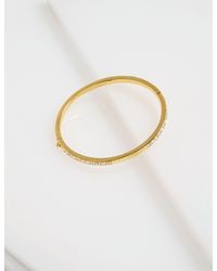 Ted Baker - Slim Crystal Shimmer Bangle Bracelet - Lyst