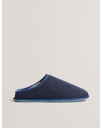 Ted Baker - Simmonn Felt Plush Lined Mule Slippers - Lyst