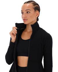 Ted Baker - Donna Peplum Shape Zip-Up Active Jacket - Lyst