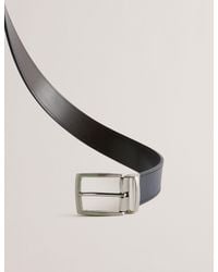 Ted Baker - Breemer Reversible Textured Leather Belt - Lyst