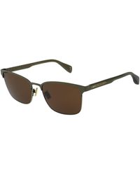 Ted Baker - Tobyk Rectangle Half Frame Sunglasses - Lyst
