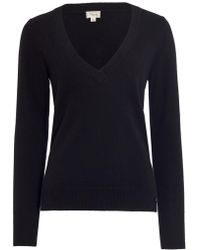 Temperley London Ando Knit V-neck Jumper - Black