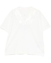 Maison Margiela - Cotton Polo Shirt - Lyst