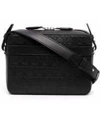 Ferragamo - Gancini Leather Crossbody Bag - Lyst