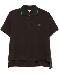 Loewe - Anagram Cotton Polo Shirt - Lyst