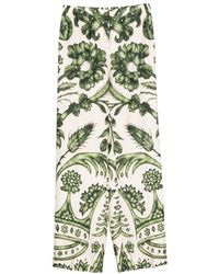 F.R.S For Restless Sleepers - Printed Silk Trousers - Lyst