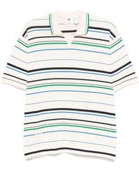 Adidas by Wales Bonner - Cotton Blend Knitted Polo Shirt - Lyst