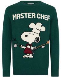 MC2 Saint Barth - Graphic Print Crew Neck Sweatshirt With Playful Design - Lyst