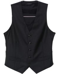 Giorgio Armani - V-Neck Waistcoat - Lyst
