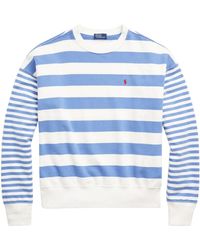 Polo Ralph Lauren - Striped Cotton Sweatshirt - Lyst