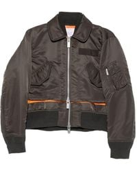 Sacai - Cotton Blend Blouson Jacket - Lyst