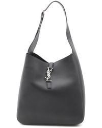 Saint Laurent - Le 5 Ã€ 7 Large Leather Shoulder Bag - Lyst