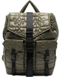 Ganni - Quilted Nylon Backpack - Lyst