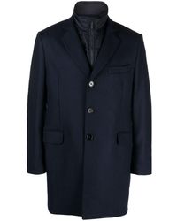 Fay - Easy Db Single-breasted Layered Coat - Lyst