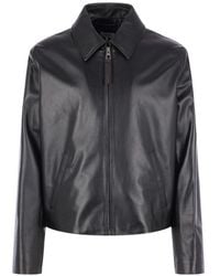 Loewe - Leather Jacket - Lyst