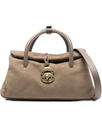 Zanellato - Dotta Jones Small Suede Leather Handbag - Lyst