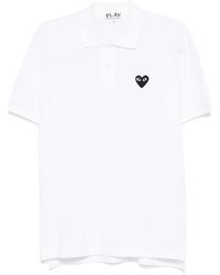 COMME DES GARÇONS PLAY - Cotton Polo Shirt - Lyst