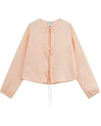 forte_forte - Linen Blend Shirt - Lyst
