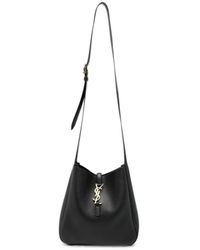 Saint Laurent - Le 5 À 7 Leather Crossbody Bag - Lyst