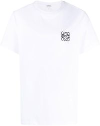 Loewe - Anagram Logo T-Shirt, Short Sleeves, 100% Cotton - Lyst