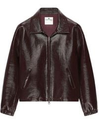 Courreges - Vinyl Bomber Jacket - Lyst
