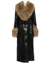 Stand Studio - Estella Faux Leather Coat - Lyst