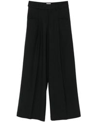 Closed - Wool Blend Trousers - Lyst