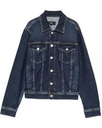 7 For All Mankind - Adi Denim Trucker Jacket - Lyst