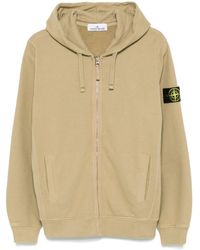 Stone Island - Zip-Up Hoodie - Lyst