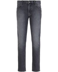 Emporio Armani - Jeans slim J16 a vita bassa - Lyst