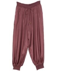 Zimmermann - Aster Silk Trousers - Lyst