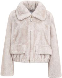 Bully - Faux-Fur Zipped Coat - Lyst