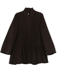 Loewe - Wool And Cashmere Short Coat - Lyst