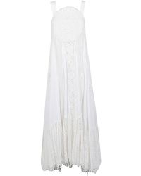 Loewe - Cotton Long Dress - Lyst