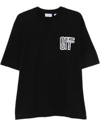 Off-White c/o Virgil Abloh - Motion Arrow Skate Cotton T-Shirt - Lyst