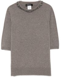 Fabiana Filippi - Wool Crewneck Sweater - Lyst
