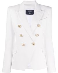 Balmain Cotton Blazer - White