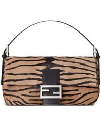 Fendi - Baguette Leather Shoulder Bag - Lyst