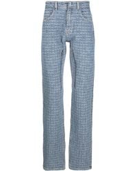 Givenchy - Straight Fit Denim Cotton Jeans - Lyst