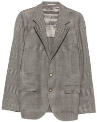 Brunello Cucinelli - Wool Single-Breasted Jacket - Lyst