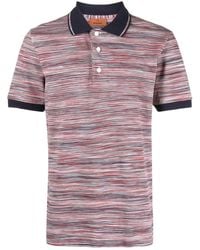 Missoni - Tie-dye Print Cotton Polo Shirt - Lyst
