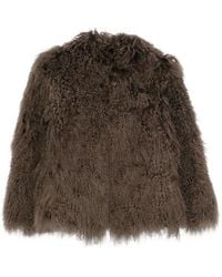 Martha Louis - Shearling-Effect Jacket - Lyst