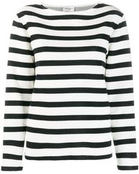 Saint Laurent - Striped Sweatshirt - Lyst