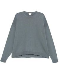 Alysi - Cotton Crewneck Sweater - Lyst