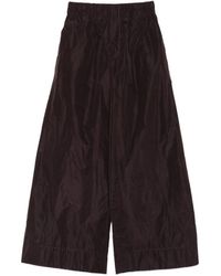 Susanne Bommer - Taffetas Wide-Leg Trousers - Lyst