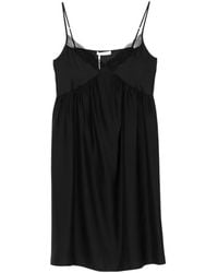 The Row - Barett Silk Midi Dress - Lyst