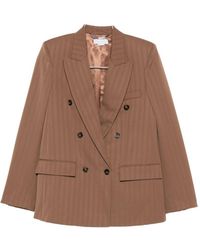 Stella McCartney - Wool Double-Breasted Jacket - Lyst